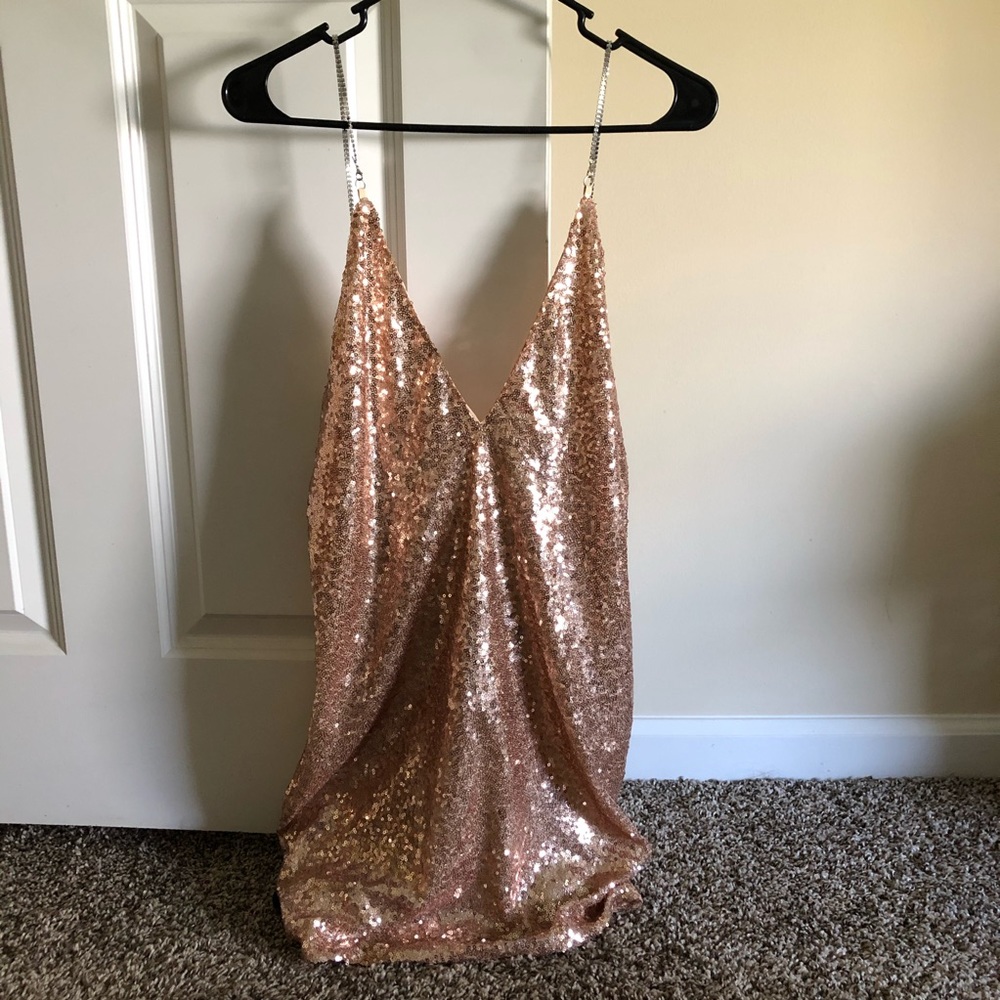 NWT PRETTY LITTLE THING SEQUIN DRESS
